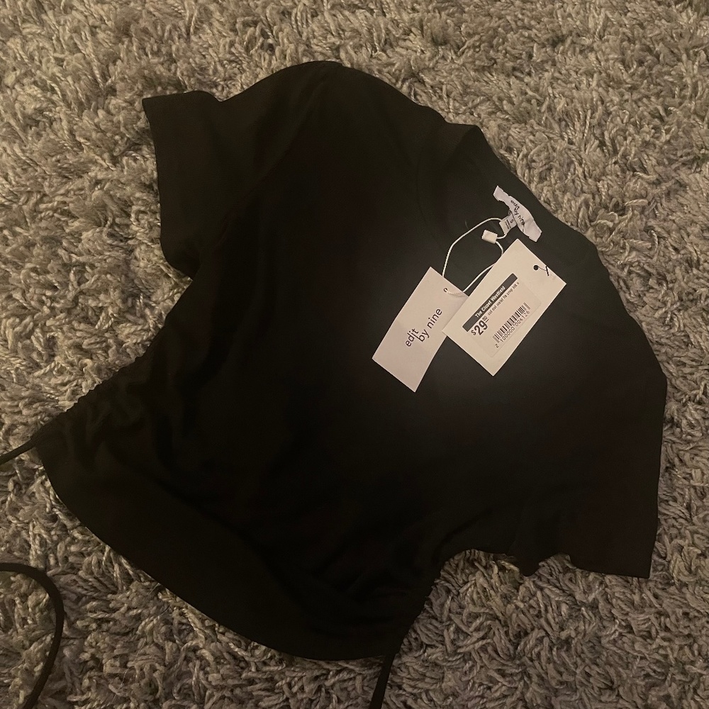 Edit by nine black crop top